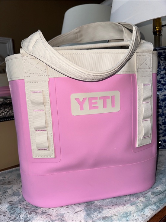 Yeti Handbags - Yeti 20L Camino Carryall Pink and Cream Tote Bag - Sturdy Everyday Tote